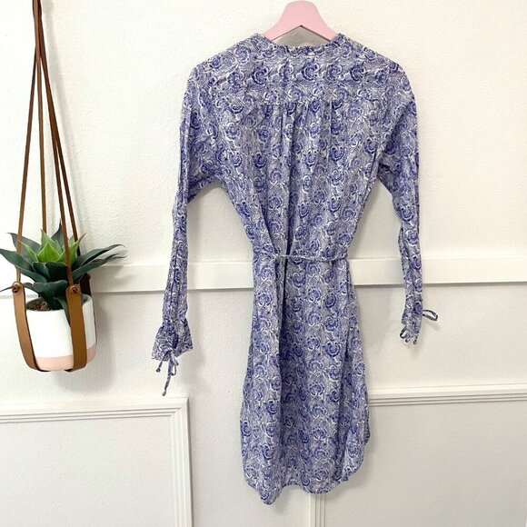 J Crew Tie-Waist Tunic Beach Dress in Dandelion Swirl Size S - Picture 6 of 6
